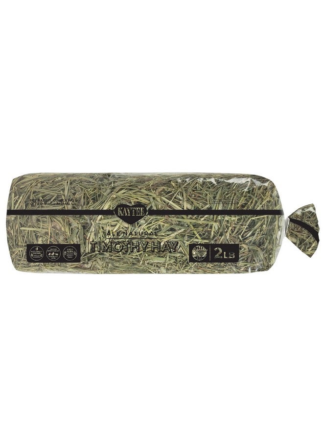 Kaytee All Natural Timothy Hay for Guinea Pigs, Rabbits & Other Small Animals, 2 Pound - Image 2