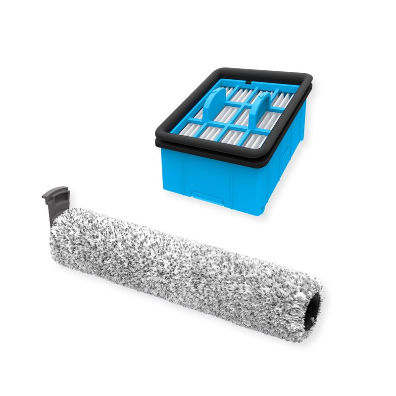 BISSELL CrossWave Cordless Max Accessory Kit Including 1 MultiSurface Brush Roll and 1 Filter New Genuine OEM Parts 4046