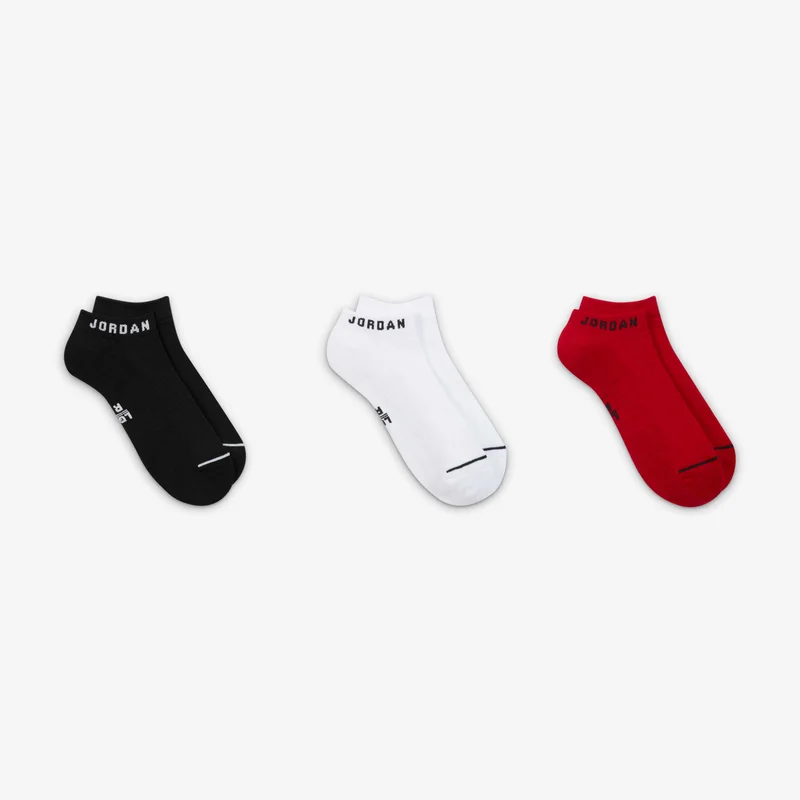 Jordan Multi-Colour Everyday No-Show Socks (3 Pairs)  | Best Price UAE
