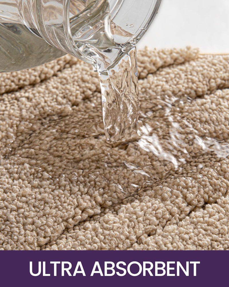 ديكسي السجاد الحمام Dexi 17 "" x30 "" سجاد حمام ملتصق ناعم إضافي - Image 3