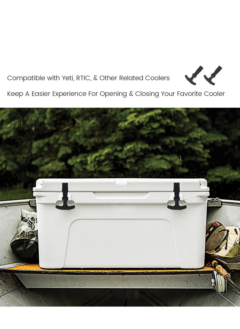 SYOSI 2 Pack Replacement Lid Latches   Compatible with Yeti and RTIC Hard Coolers  More Durable Rubber  Improved Design   Designed and Manufactured  - Image 5