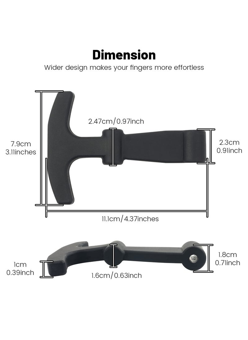 SYOSI - 2 Pack Replacement Lid Latches   Compatible with Yeti and RTIC Hard Coolers  More Durable Rubber  Improved Design   Designed and Manufactured - Image 1