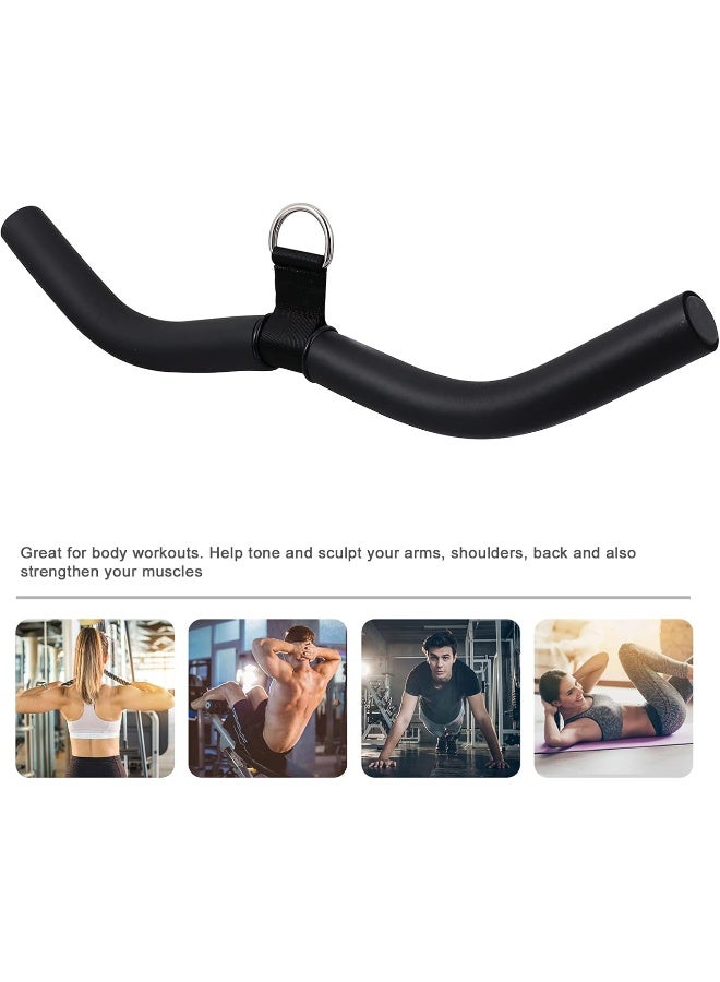 BESPORTBLE BESPORTBLE Curl Bar up bar Biceps Down Bar Bicep Bar Cable Machine Attachment for Strength Workout Body Training Muscle Muscle Trainer Building Gym up bar Weight Bar  - Image 4