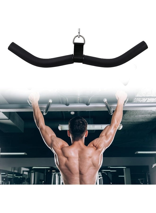 BESPORTBLE BESPORTBLE Curl Bar up bar Biceps Down Bar Bicep Bar Cable Machine Attachment for Strength Workout Body Training Muscle Muscle Trainer Building Gym up bar Weight Bar  - Image 2