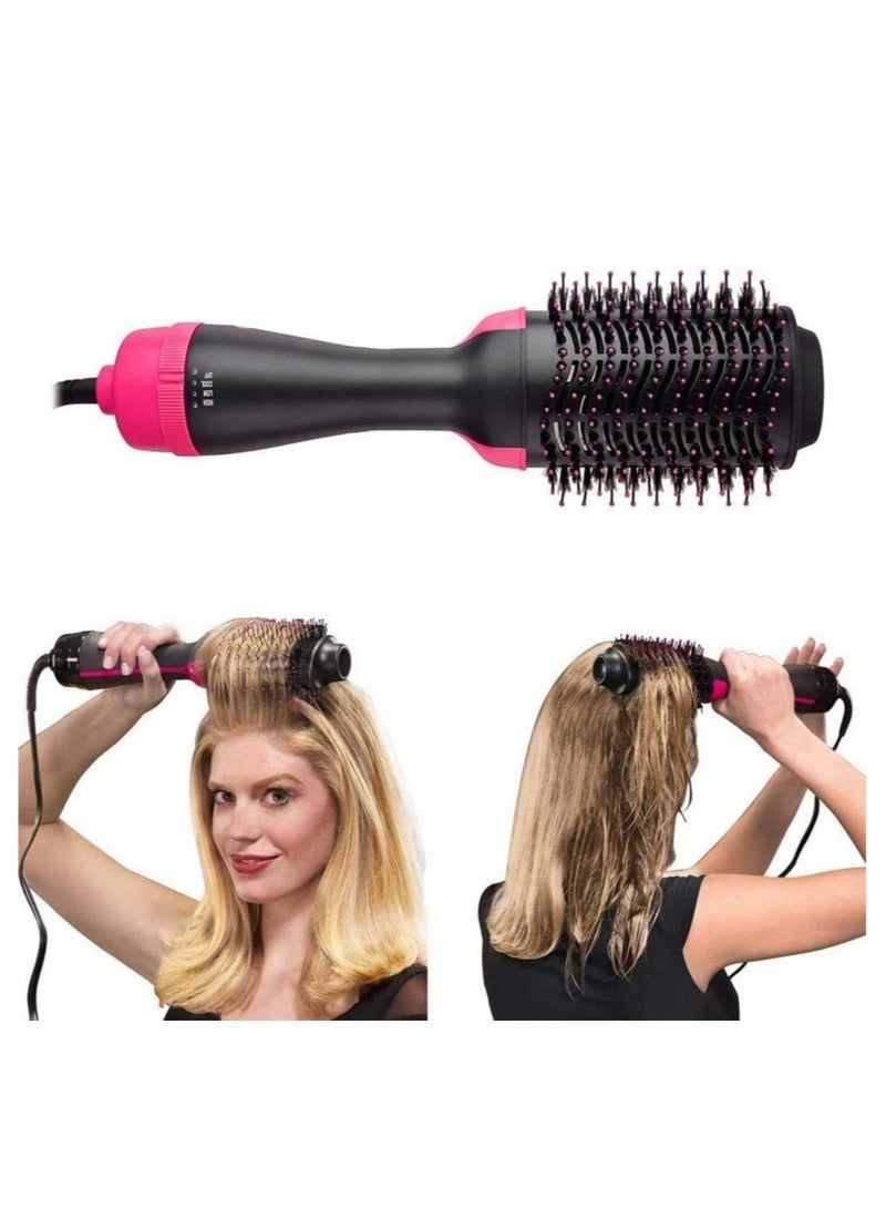 فرشاة مجفف الشعر وفرشاة الهواء الساخن، فرشاة الشعر Bvser 3 في 1 مجفف الشعر ومصفف الشعر ومكثف للحجم لتصفيف الشعر المستقيم والدوراني، تجعيد الشعر، مجفف الشعر السيراميكي الأيوني السلبي في صالون - Image 4