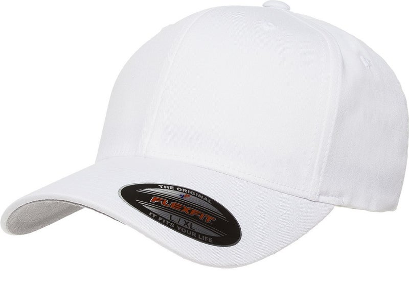 Flexfit 3-Pack Premium Original V Cotton Twill Fitted Hat 5001 Large/X-Large White - Image 1