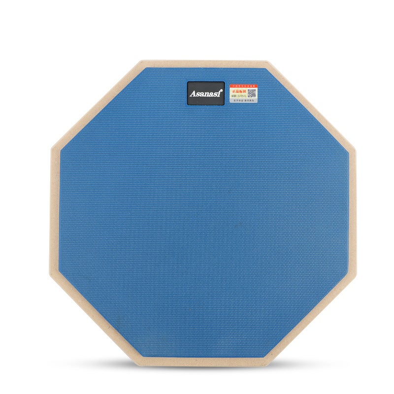 Generic 12-Inch Silent Drum Practice Pad Set Blue 