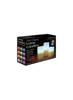 Luma 12 Color Changing Candles Real Wax Flameless with Remote Control Timer