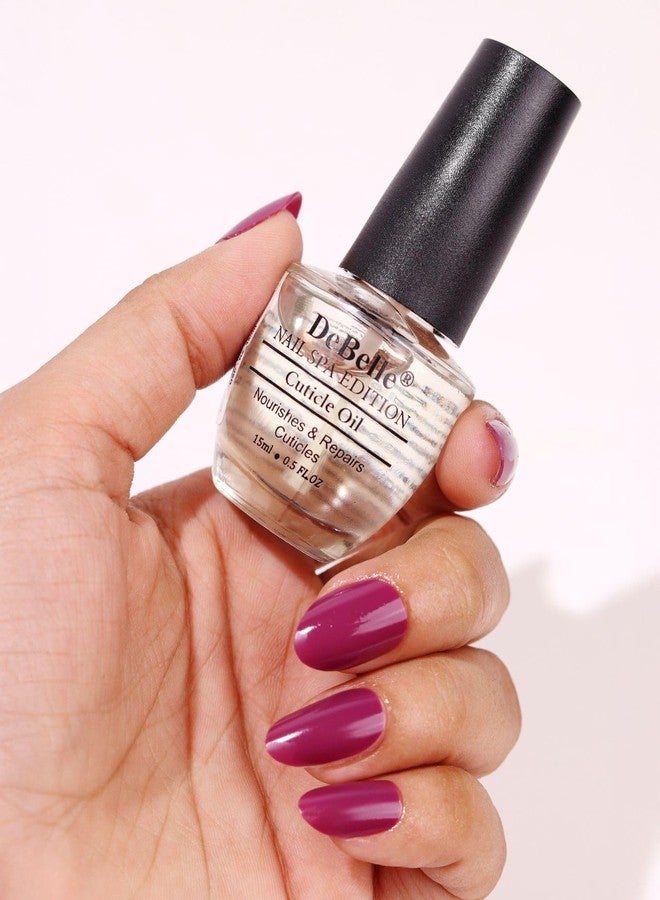 DeBelle زيت كيوتيكل دي بيل | سبا للأظافر والكيوتيكل مرطب للغاية مع 6 زيوت نباتية | يصلح ويغذي ويقوي الكيوتيكل والأظافر | تركيبة غير دهنية وسريعة الامتصاص | 15 مل - Image 1