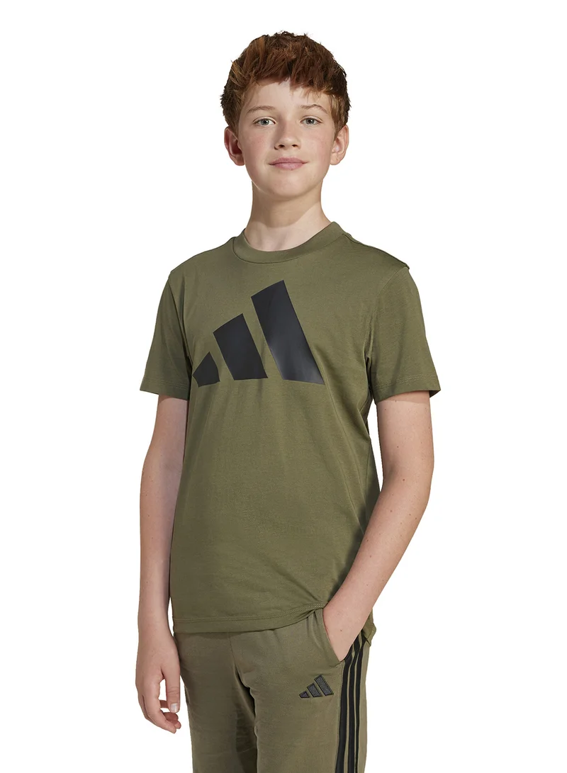 adidas تي شيرت أساسي للشباب
