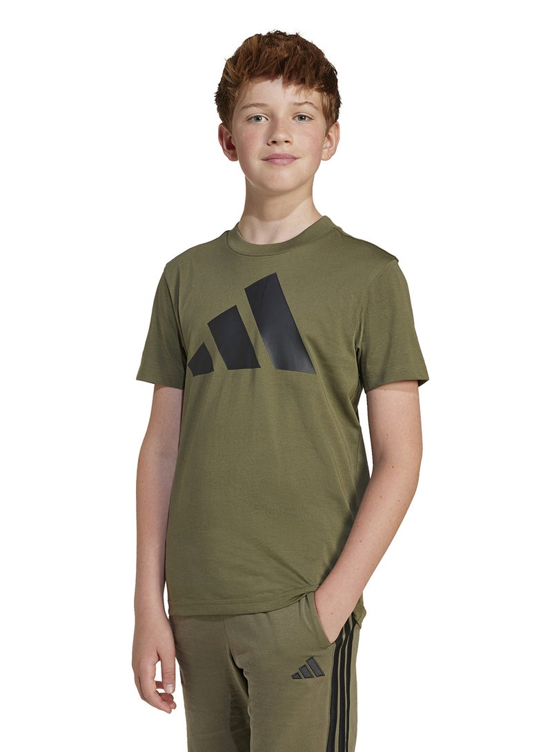 adidas تي شيرت أساسي للشباب - Image 1