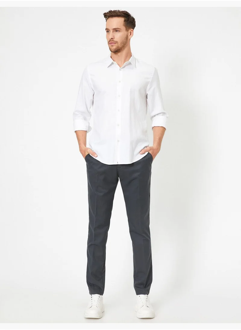 كوتون Pocket Detailed Trousers