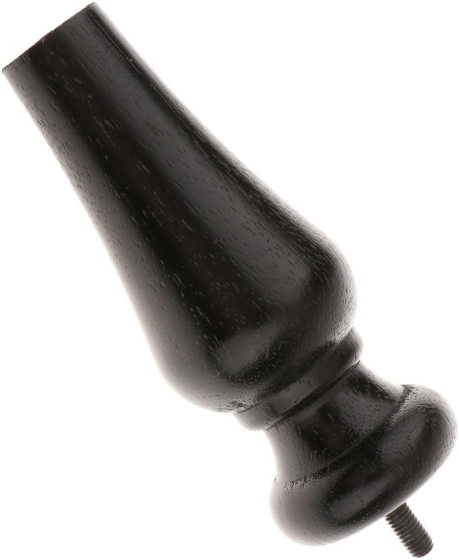 klarako Solid Wooden Furniture Replacement Legs/Feet, Sofa/Couch/Lounge/Chair/Bed/Table Legs, 6 Styles Available  5# Black - Image 3