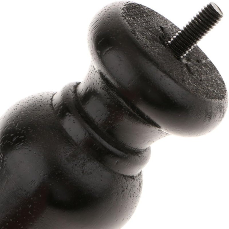 klarako Solid Wooden Furniture Replacement Legs/Feet, Sofa/Couch/Lounge/Chair/Bed/Table Legs, 6 Styles Available  5# Black - Image 4