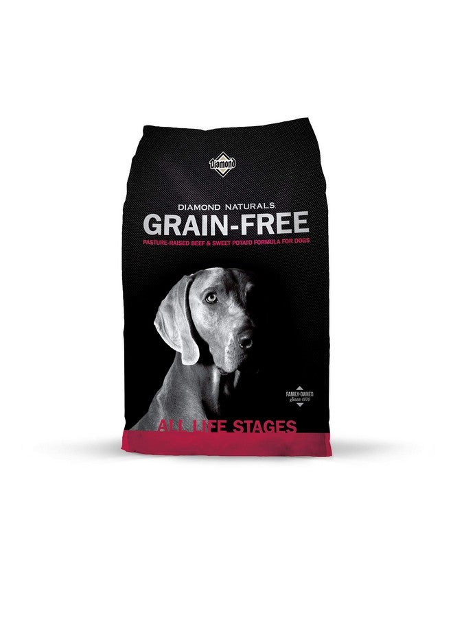 Diamond Naturals Grain Free Real Meat Recipe Premium Dry Dog Food With Real Pasture Raised Beef 5Lb - Image 1