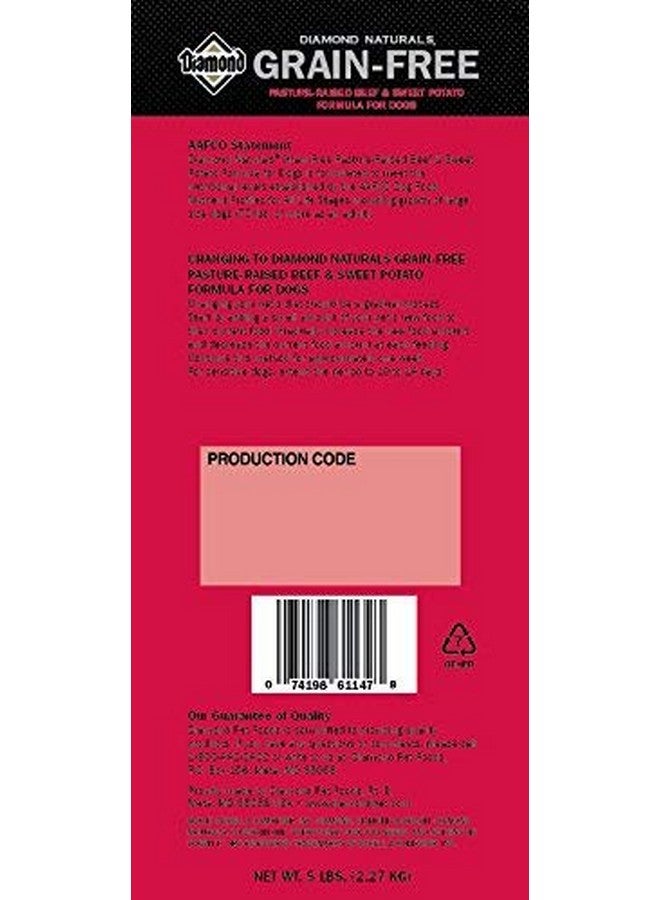 Diamond Naturals Grain Free Real Meat Recipe Premium Dry Dog Food With Real Pasture Raised Beef 5Lb - Image 3