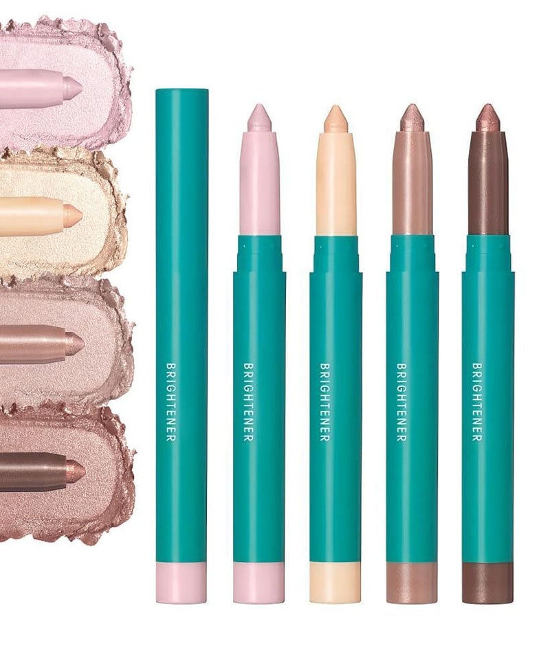 ProCover 4Pcs Eyeshadow Stick, Eye shadow Brightener Stick Glitter Highlighter Makeup Eye Liner, Shimmer Creamy Long Lasting Eye Makeup(4 colors - Image 1