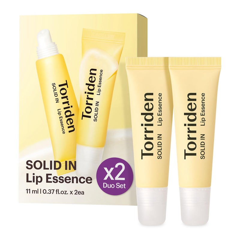 Torriden SOLID In Ceramide Lip Essence 0.37 fl.oz * 2 (Pack of 2) | Moisturizing Lip Essence for Glowy, Plumped, and Radiant Lip | Korean Lip Balm - Image 1