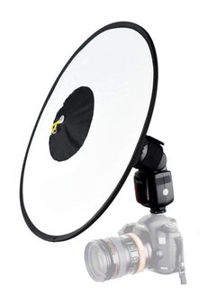 SYOSI Camera Flash Bounce Diffuser Light Softbox, for All speedlight Photography Conical Softbox RS18 17"x 7"  - Image 1