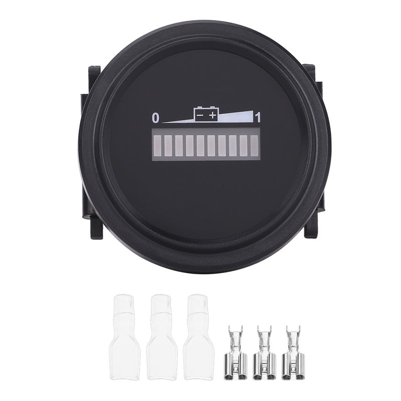 12V/24V/36V/48V/72V LED Digital Battery Indicator Meter Gauge for Golf Cart - Image 3