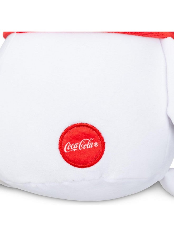 Coca-Cola 9" Polar Bear Snowball Plushies, Soft, Squishy Stuffed Animal, Great Gift for Boy, Girl, Kids & Toddlers for Christmas & Birthdays, Cuddle Pillow, Dorm Bed Décor - Image 4
