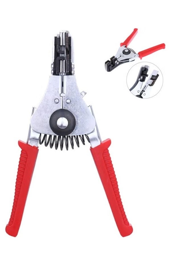 Generic Crimping Tool with 1200 Piece Wire Terminal Crimp Connectors Crimper Plier Set for With Automatic Wire Stripper With 10 Styles  With Diagonal Pliers 8 inch and Tester Screwdriver 190 mm  - Image 3
