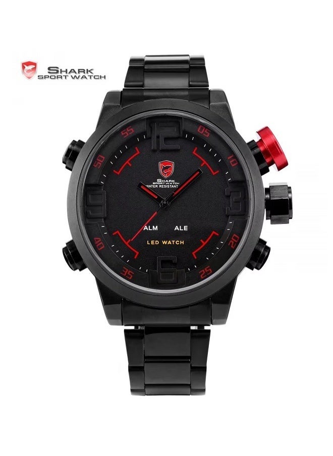 Shark Men's Waterproof Hand Stainless Steel Band Watch SH103  - Image 2