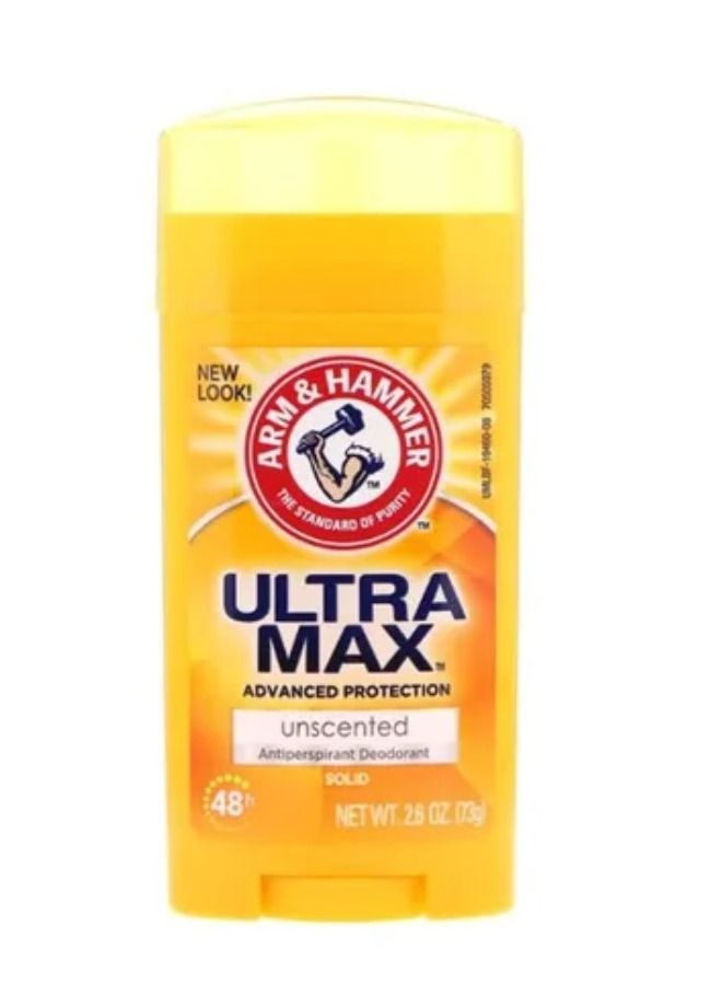Arm & Hammer Solid Antiperspirant Deodorant Unscented 2.6 oz 73 g
