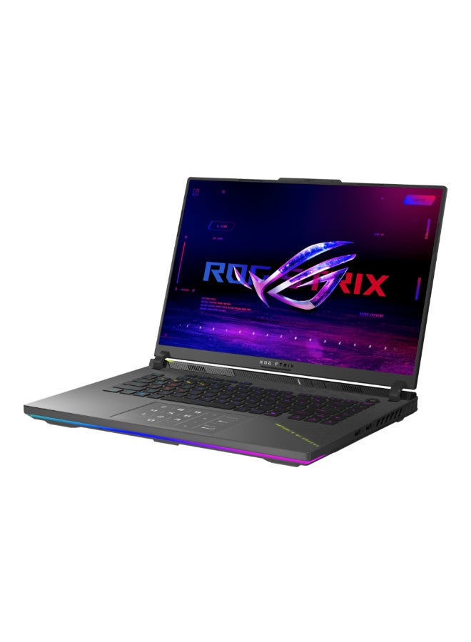 أسوس لابتوب ROG Strix G16 (إصدار مطور) بشاشة WUXGA مقاس 16 بوصة (1920×1200)، معالج Intel Core i7-14650HX، ذاكرة وصول عشوائي DDR5 سعة 16 جيجابايت، قرص صلب SSD سعة 1 تيرابايت، بطاقة رسومات NVIDIA GeForce RTX 5060 سعة 8 جيجابايت، نظام تشغيل Windows 11، يدعم اللغتين الإنجليزية والعربية، لون رمادي إكليبس. الإنجليزية/العربية رمادي إكليبس - Image 2