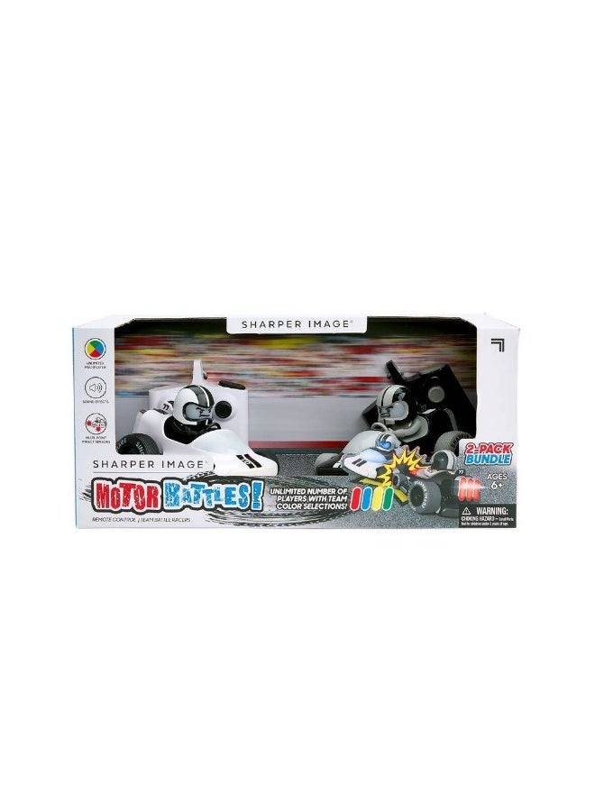 Sharper Image Motor Battles RC Team Battle Racers Playset (12.5 x 10 x 15.9 cm, Pack of 2) - Image 1