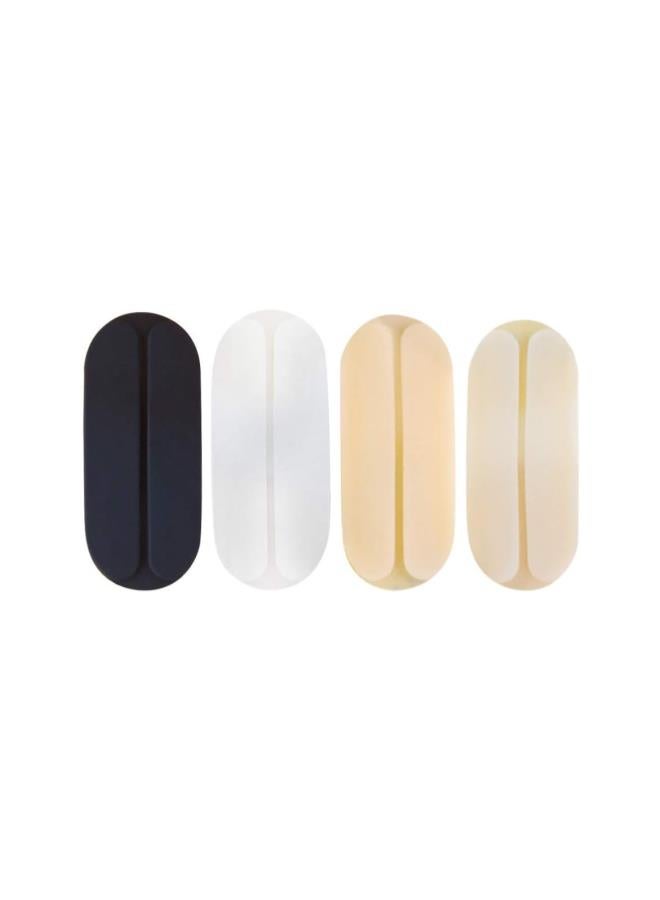 klarako 6pcs Silicone Shoulder Pads Bra Strap Cushions Holder Non Slip Shoulder Protectors for Woman Black - Image 3
