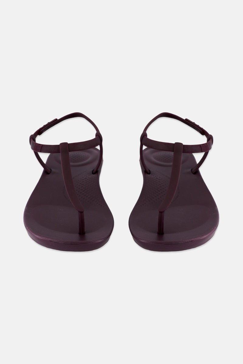 FitFlop Women Iqushion Splash Sandals, Dark Purple - Image 4