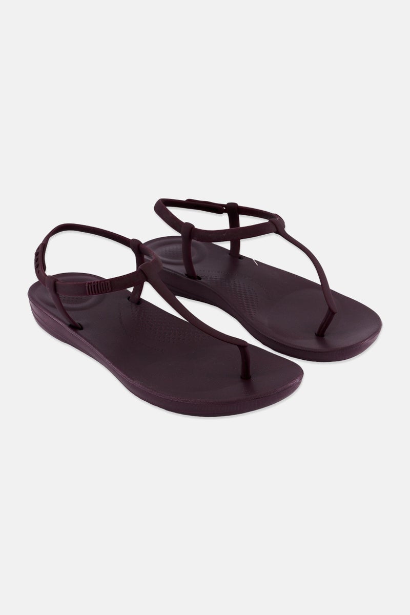 FitFlop Women Iqushion Splash Sandals, Dark Purple - Image 1