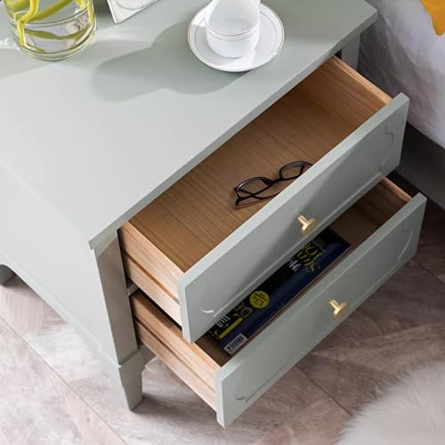 QOGRISUN 2-Pack Solid Brass Cabinet Knobs, 1-3/16-Inch Diameter, Round Gold Dresser Drawer Pulls Handles, Modern Kitchen Hardware, Brushed Brass Finish - Image 5