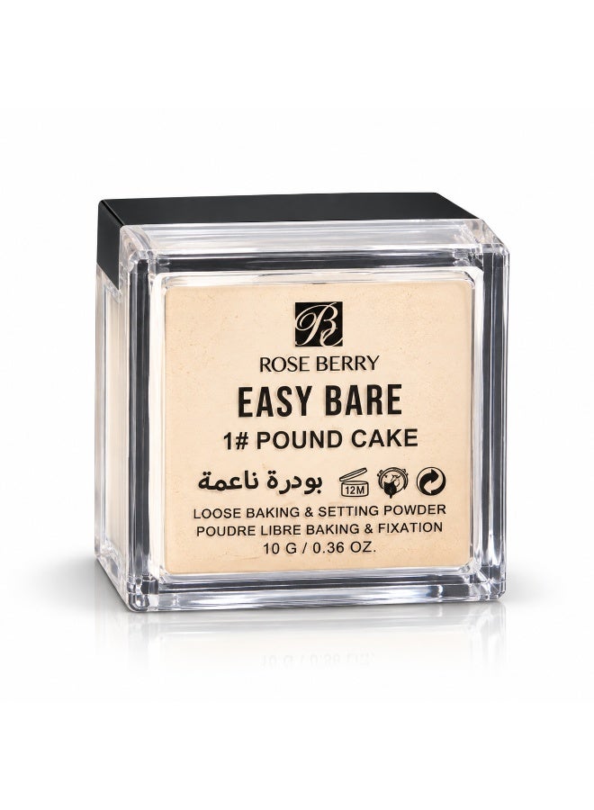 ROSE BERRY EASY BARE LOSE BAKING & SETTING POWDER 10g 1# POUND CAKE - Image 2