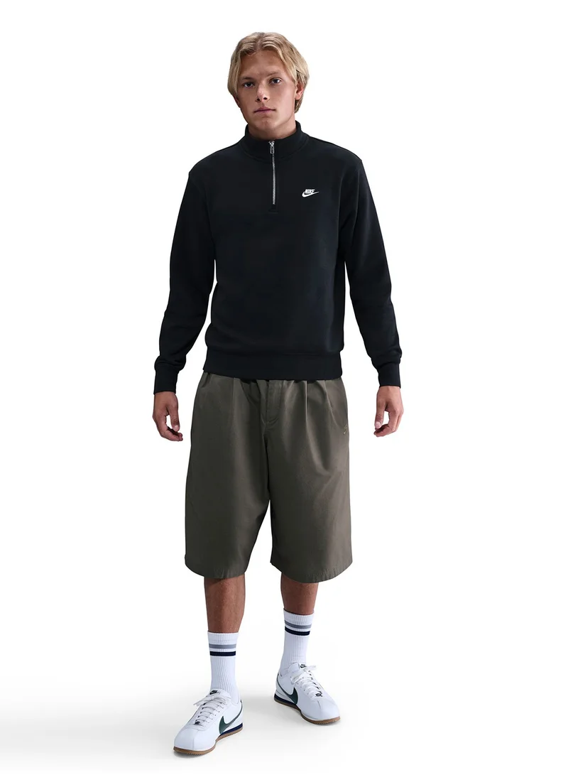 Nike Club Bb Half-Zip Sweatshirt