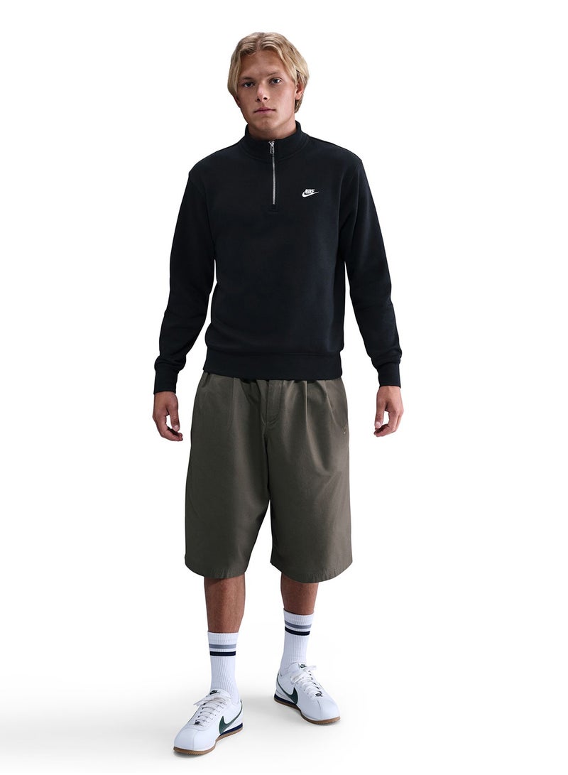 Nike Club Bb Half-Zip Sweatshirt - Image 1