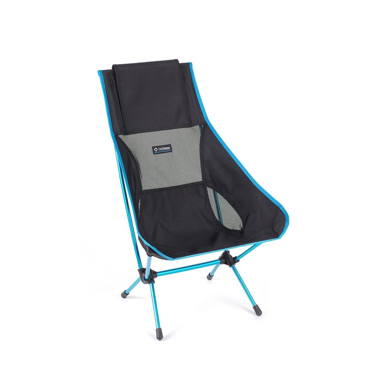 Helinox Chair Two Ultralight, High-Back, Collapsible Camping Chair, Black, with Pockets - Image 1