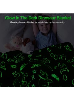 FASHION HOME Kids Glow in The Dark Blanket Soft Throw All Seasons for Couch Sofa Bed 150 x 120cm  - Image 2