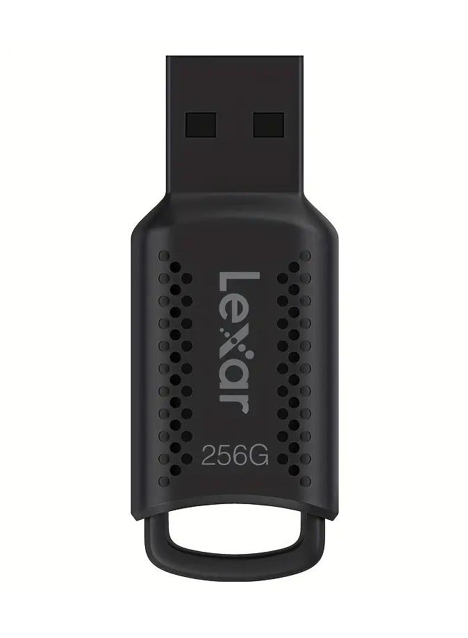 ليكسار محرك أقراص فلاش USB صغير عالي السرعة LEXAR V400 بسعة 256 جيجابايت USB 3.0، محرك أقراص USB مشفر V400 USB 3.0، ذاكرة مفتاح 100 ميجابايت/ثانية، محركات أقراص فلاش إبداعية لأجهزة Mac/PC/Android - Image 1