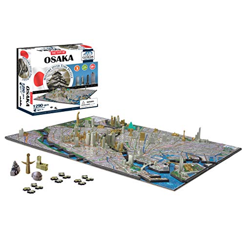 4D Cityscape Osaka Japan Puzzle - Image 2