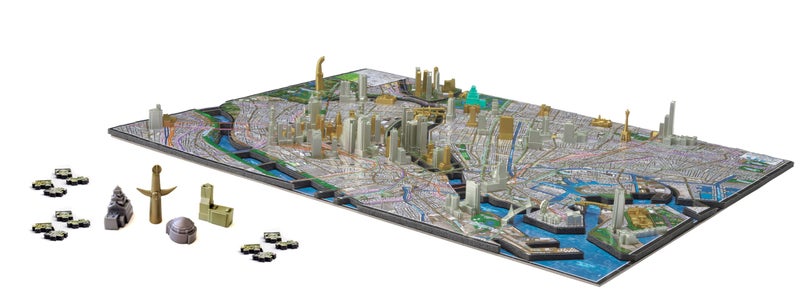 4D Cityscape Osaka Japan Puzzle - Image 3