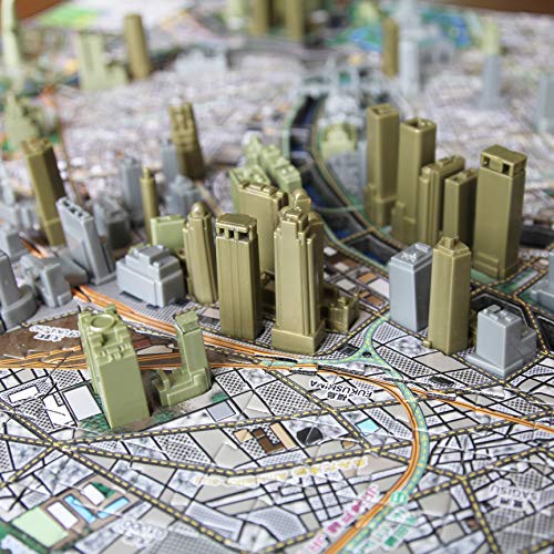 4D Cityscape Osaka Japan Puzzle - Image 4