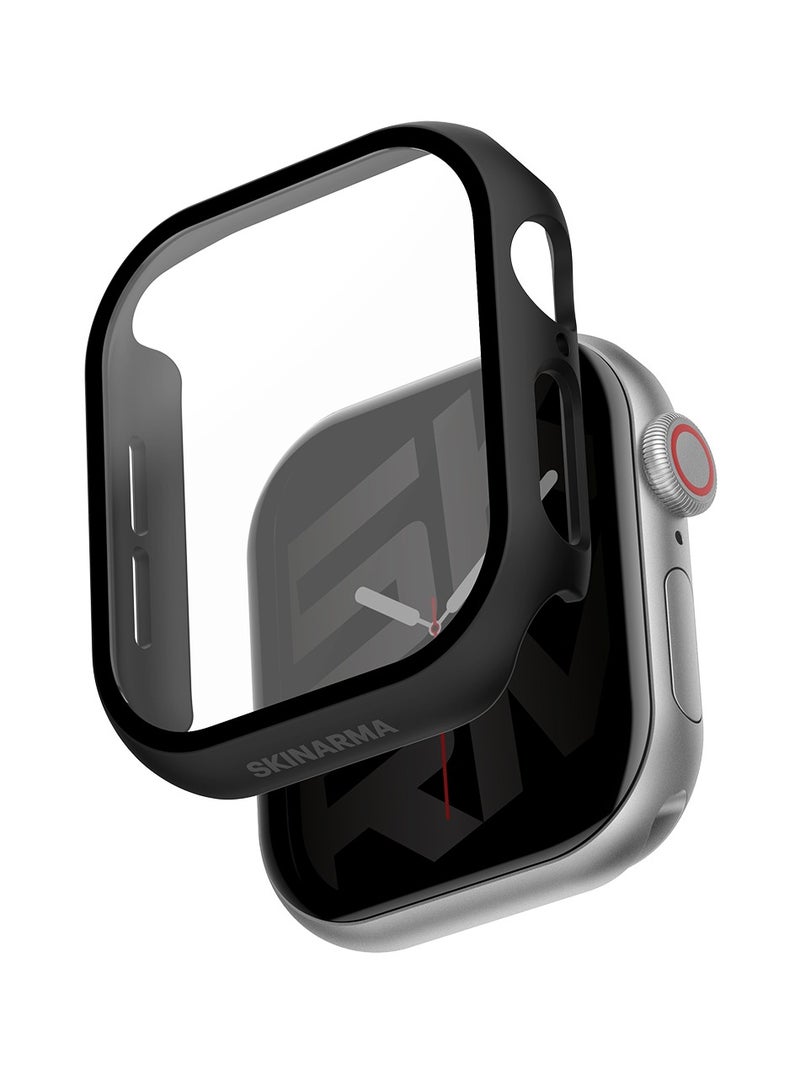 واقي شاشة زجاجي سكينارما جادو لساعة Apple Watch مقاس 42 مم - أسود black