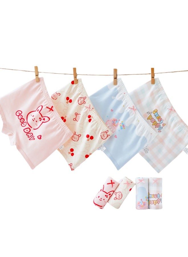 KUYING New Comfortable Skin friendly Breathable Underwear Set 0f 4