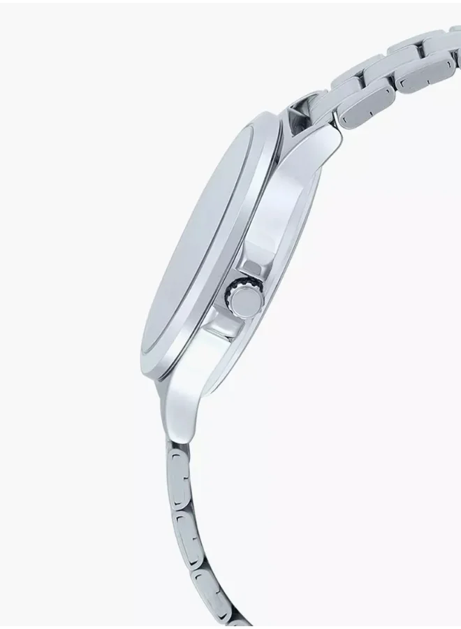 CASIO Men's Stainless Steel Analog Watch MTP-V300D-1A2UDF - 41.5 mm