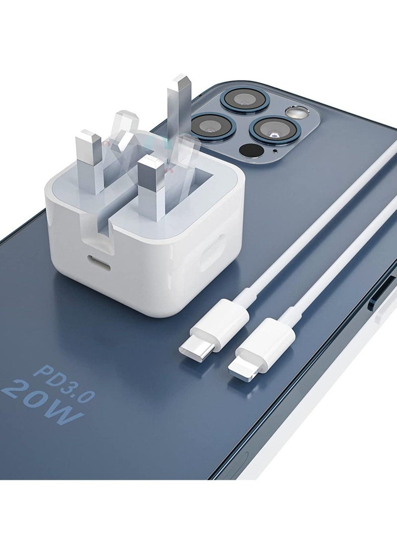 BGM - 20W USB-C Charger with Power Delivery, Ultra-Compact Fast Charge Type-C Wall Adapter with USB-C Power Delivery for iPhone 12/12 Mini/12 Pro/12 Pro Max, iPad Pro, PowerPort20PD - Image 1