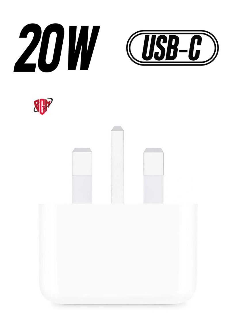 BGM - 20W USB-C Charger with Power Delivery, Ultra-Compact Fast Charge Type-C Wall Adapter with USB-C Power Delivery for iPhone 12/12 Mini/12 Pro/12 Pro Max, iPad Pro, PowerPort20PD - Image 1