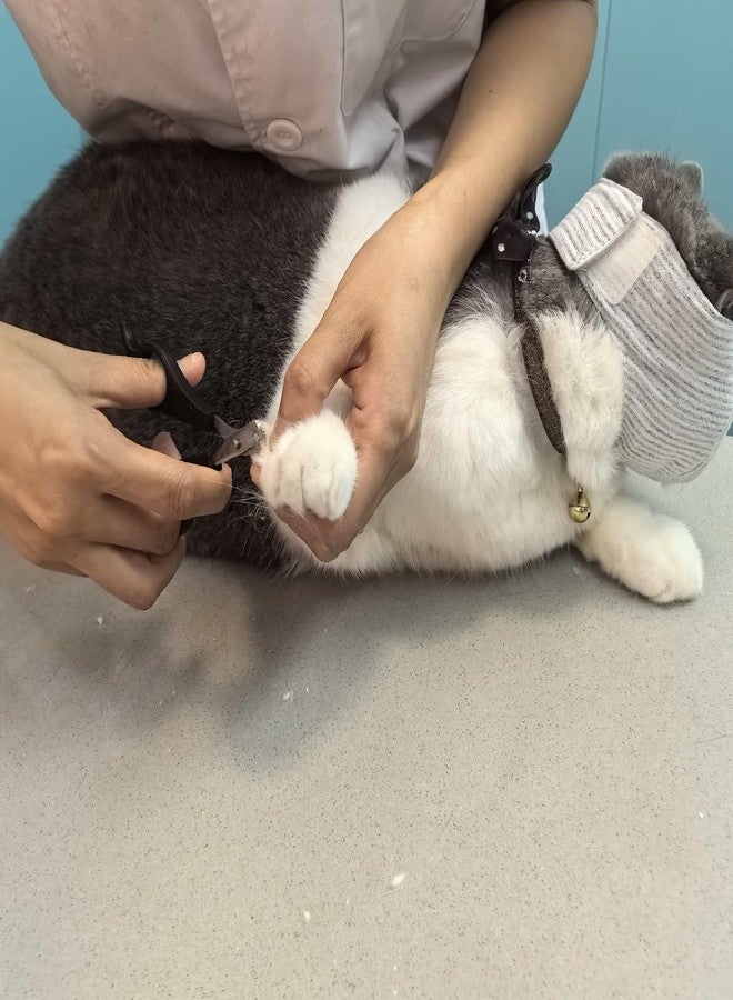 كمامة للقطط من نوع FDANDADE للقطط التي تعض، قناع فم للسيارة لتنظيف الأذنين والعناية بهما (مقاس صغير) - Image 3