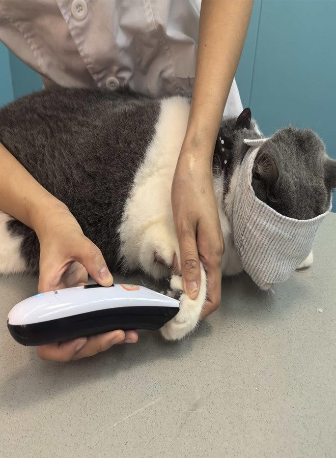 كمامة للقطط من نوع FDANDADE للقطط التي تعض، قناع فم للسيارة لتنظيف الأذنين والعناية بهما (مقاس صغير) - Image 4